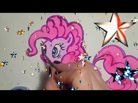Pony Pinkie Pie ვარდისფერი პონის დახატვა